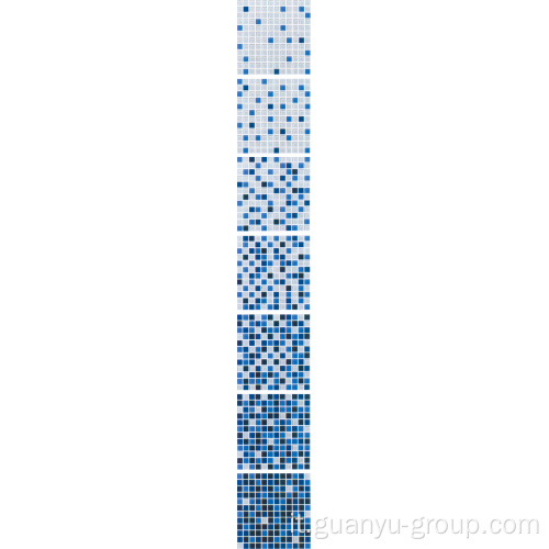 Il cristallo ha cambiato gradualmente il mosaico di serie